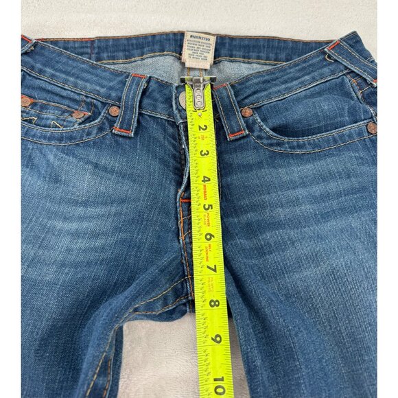 True Religion Womens Vintage Flared Mid Rise Denim Jean - Picture 3 of 12